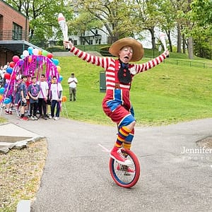 Davey the Clown Unicycle
